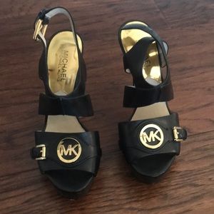 Like New Michael Kors black heels